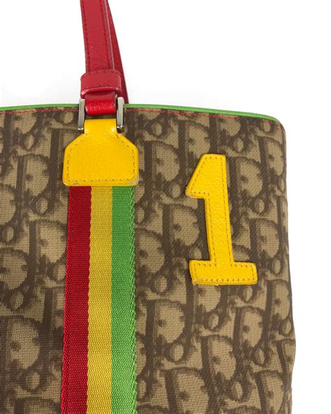 christian Dior rasta monogram bag